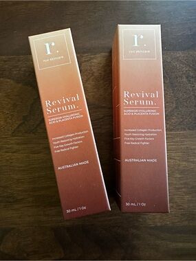 Roo Skincare Revival Serum superior hyaluronic acid and placenta fusion x 2